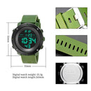 Kak New Brand Digital Men Watch Men Led Display Style Luxury Sports Watches