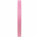 45m Full Reel Cut Lengths Gingham Ribbon Sewing Crafts, 10mm Wide Pink H4I6