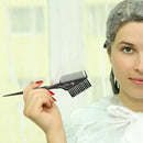 DIY Styling Hair Dye Coloring Comb Barber Tinting Highlighting Hair Brush A
