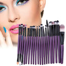 20pcs Makeup Brushes Set Powder Foundation Eyeshadow purple