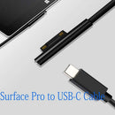 0.2M PVC Charging Cable Type-C PD Fast Charging Line For Surface Laptop L0Z1