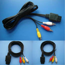 6FT AV TV RCA Video Cord Cable For Game cube/SNES GameCube/Nintendo N64 64 1.8m