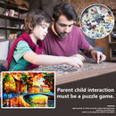 DIY Rainy Night Paper Puzzles 1000pcs for Adults Kids Jigsaw Picture Toys