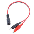 1Pc Alligator Clip 12V Power Cable Crocodile Wire DC Voltage Connector To Fe Kw
