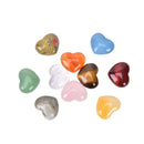 Mini Quartz Crystal Stone Chakra Healing Reiki Heart Stone Handmade DIY Jewelr-