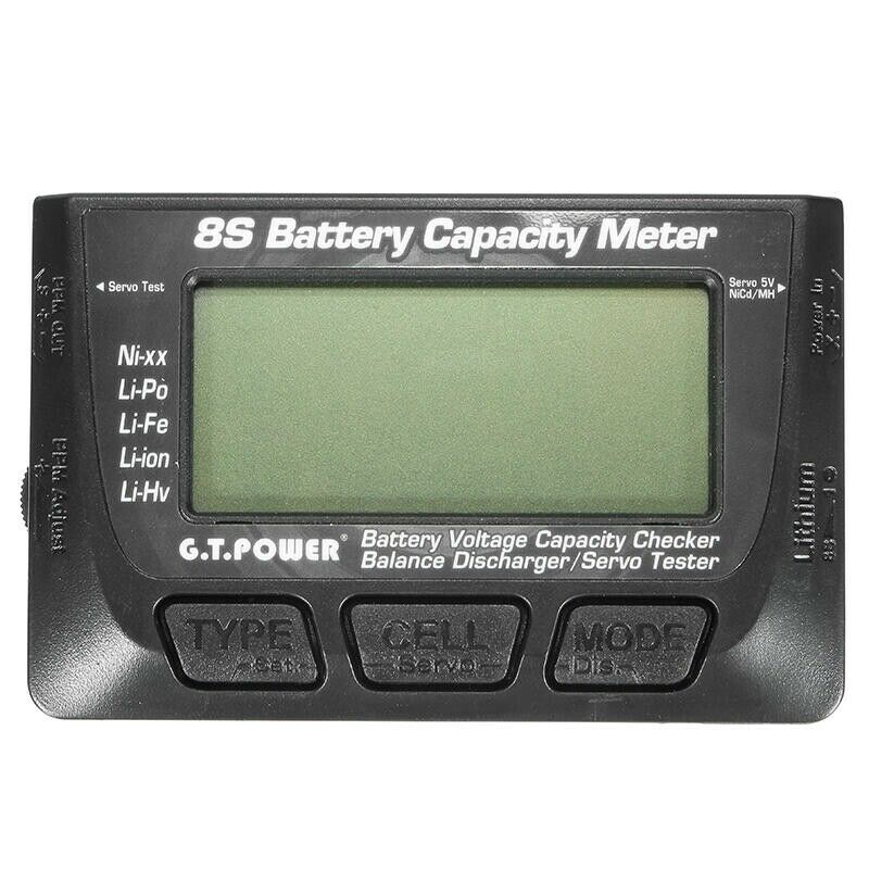 G.T.Power 8S Battery Voltage Capacity Checker Balancer Discharger Servo TestX1H9