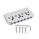 7 String Brass Saddle Bridge Strain Plate Bridge For Music Instrument Repla