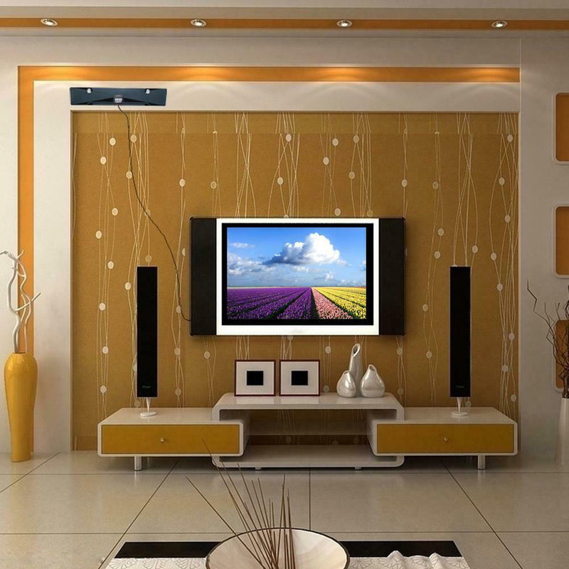 Flat Indoor HD Signal Digital TV Antenna HD UHF FM Antennas Signal Receiver
