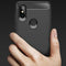 Soft TPU Phone Case Full Cover Brushed Carbon Fiber Mobile Protective Shell