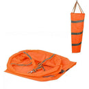 Airport Windsock 30" Long Outdoor Wind SOCK w/ Reflective Grommet Belts Out H0J1