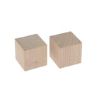 5cm Wooden Cubes, 10pcs Unfinished Square Wood Blocks for Kids Math Teaching,