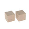 5cm Wooden Cubes, 10pcs Unfinished Square Wood Blocks for Kids Math Teaching,