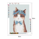 5D DIY Full Drill Diamond Painting Cat Cross Stitch Embroidery Needlework