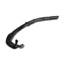 Foldable Silicone Underwater Diving Snorkeling Breathing Tube Wet Type Black