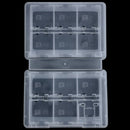24 in 1 SD TF MMC 3 DS Game Card Memory Card for Card Adapter, Clear Plasti