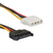 SATA 15pin Male to IDE Big 4pin Hard Disk Drive Power Cord Connector Cable