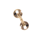 4X 8mm Brass Barrel Cabinet Hinge Cylindrical Hidden Invisible Hinges Wã€
