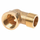 1/ 2PT Male to 1/ 2NPT Female Thread Elbow Pipe Coupler