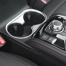 Auto Water Cup Holder Frame Decoration Cover Trim For Mazda Cx-5 Cx5 2017 2 Z3A2