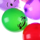 10x   Face Expression Latex Colorful Balloons Birthday Party Wedding Dec 3C