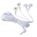 1 PC 4-Way Electrode Pads TENS Unit Lead Wires Cables Connection Massage To JR