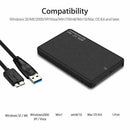 External Backup Hard Drives Case 2TB USB3.0 Enclosure SATA HDD 2.5" F9V1