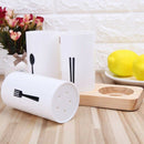 1 Set Oak Base Chopsticks Barrel Tableware Draining Rack Kitchen Tools H6E7