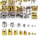 116Pcs Thread Inserts, Self Tapping Slotted Assortment Kit, M3/ M4/ M5/ M6/
