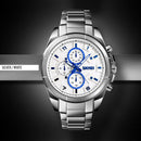 SKMEi Men'S Quartz Watch All Adjustable Strap Waterproof Glass Texture Busi