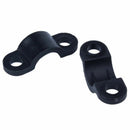 70Pcs Screws Mounted Arched Cable Clamp Clip Tie 21 x 7mm for 3mm Wire B5T5