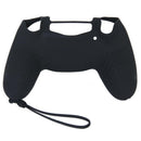 Silicone Protector Case Cover w/Lanyard for Sony PS4 Controller DualShock4