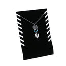 Necklace  Pendant Chain Display Holder Stand Velvet Easel Organizer Rack