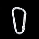 Lovoski 20pcs D- Aluminum Carabiner Keychain Holder Clip Outdoor Sports