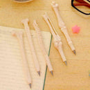 5pcs Funny bone shape ballpoint pen 0.5mm writing supplies Fantastic statio W8C9