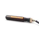 Yellow Flowing LED Turn Indicator+Red Flash Brake Light for Motorcycle Acc