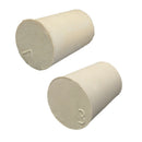 10 PCS White Flask Rubber Tapered Plug Stopper Bung 19*14*26mm & 23*17*26
