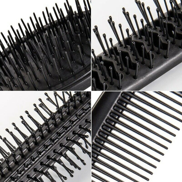5Pcs Hair Brushes Comb Set Women Ladies Hair Care Massage Hairbrush With Mi U6W1