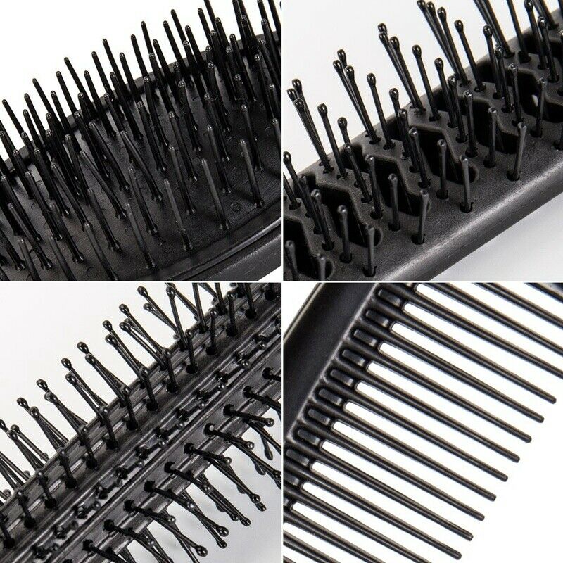 5Pcs Hair Brushes Comb Set Women Ladies Hair Care Massage Hairbrush With Mi U6W1