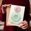 DIY Diamond Painting Greeting Card Doughnut Print Birthday Valentine Bless Gift