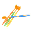 4pcs Charcoal Toothbrush Nano Dental Care Dual Mode Soft Tooth Brush