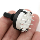 2pcs RS26 2 Pole Position 6 Selectable Band Rotary Channel Selector Switch â„–[