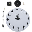 Ballet Time Wall Clock Ballerina Dancer Ballet Decorative Clock Wall Watch