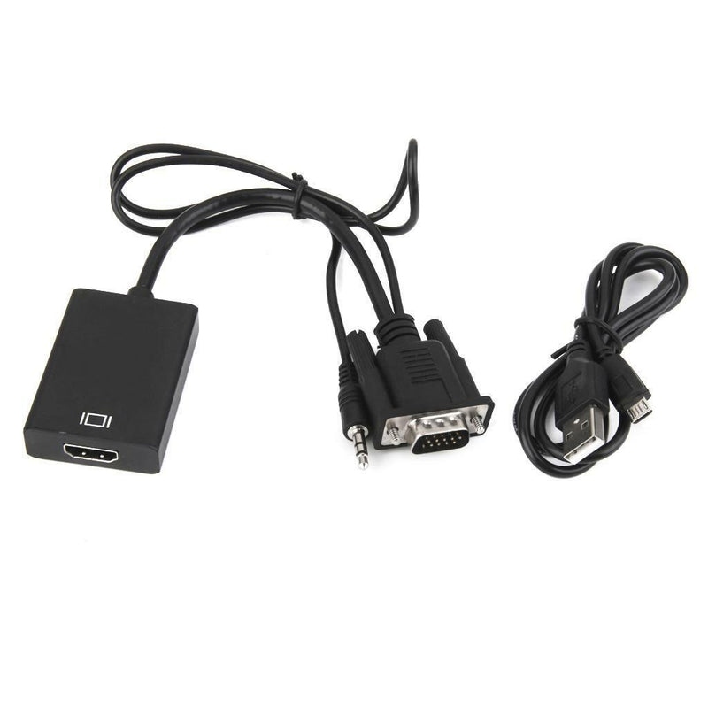 VGA Male to HDMI Female SVGA Video Converter Adapter Cable For PC DVD HDTV