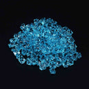 150pcs Plastic Crystal Ornament for Aquarium Light Blue Aquarium F4S5