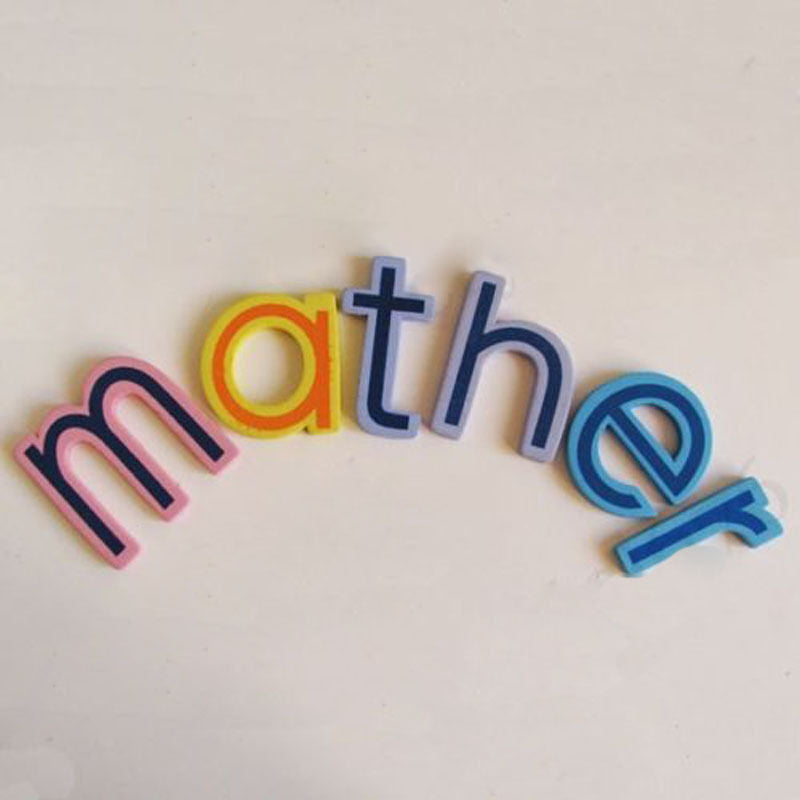 Utility 27pcs Wooden Alphabet A-Z Lowercase Letters Fridge Magnet Child  â„–[