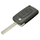 3 Button Folding Remote Key Fob Case Shell with Blade For Citroen C4 C5 C6  E6R3