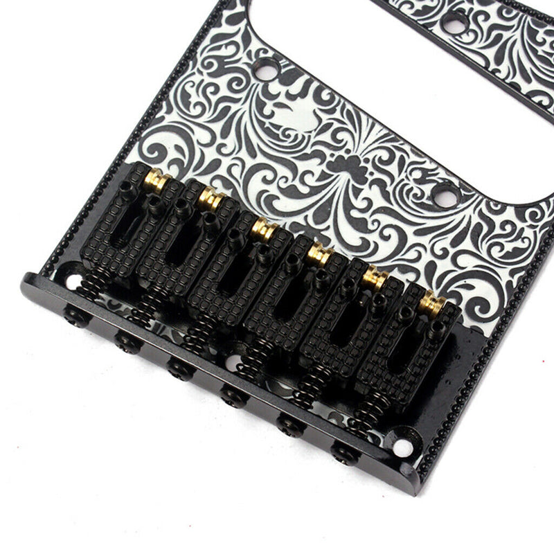 Metal Carving Electric Guitar Saddle Bridge Pickup Slot Set for Telecaster