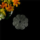 7Pcs Lovely Flower Circles Cutting Dies Scrapbook Embossing Album Paper Craft LJ