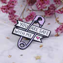 Girl Power Kindness Wine Lover Inspirational Lovely Enamel Pin Badges BroocSEAU