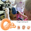 2pcs Pull Rope Set Finger Resistance Band Hand Grip Pull Expander (Orange)